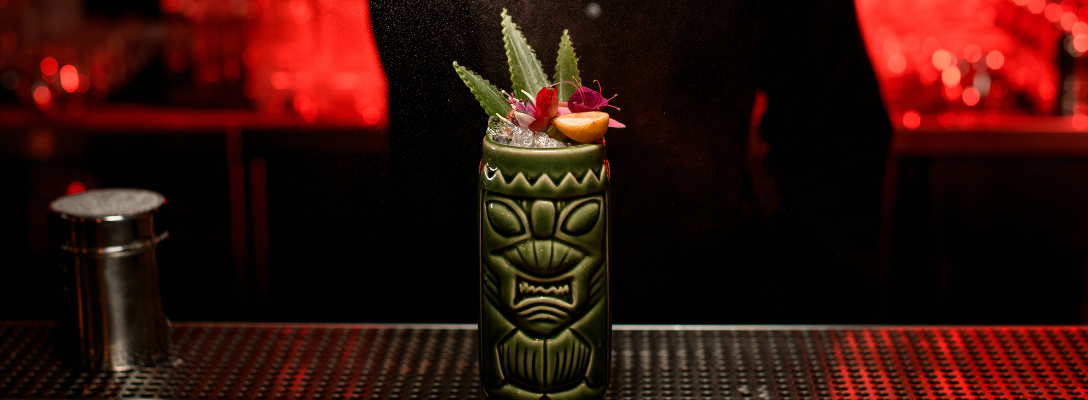 Craft Cocktail at Tiki Bar in Las Vegas